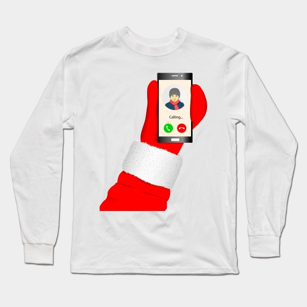 Smartphone Long Sleeve T-Shirt by designbek